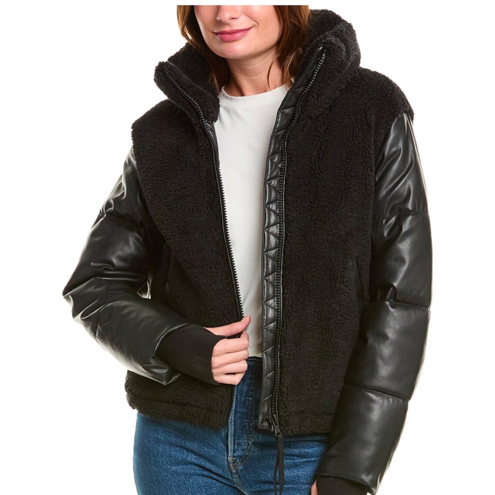 S13 Sherpa mixed media jacket